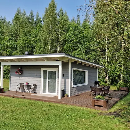 Дом отдыха Small House With Sauna *